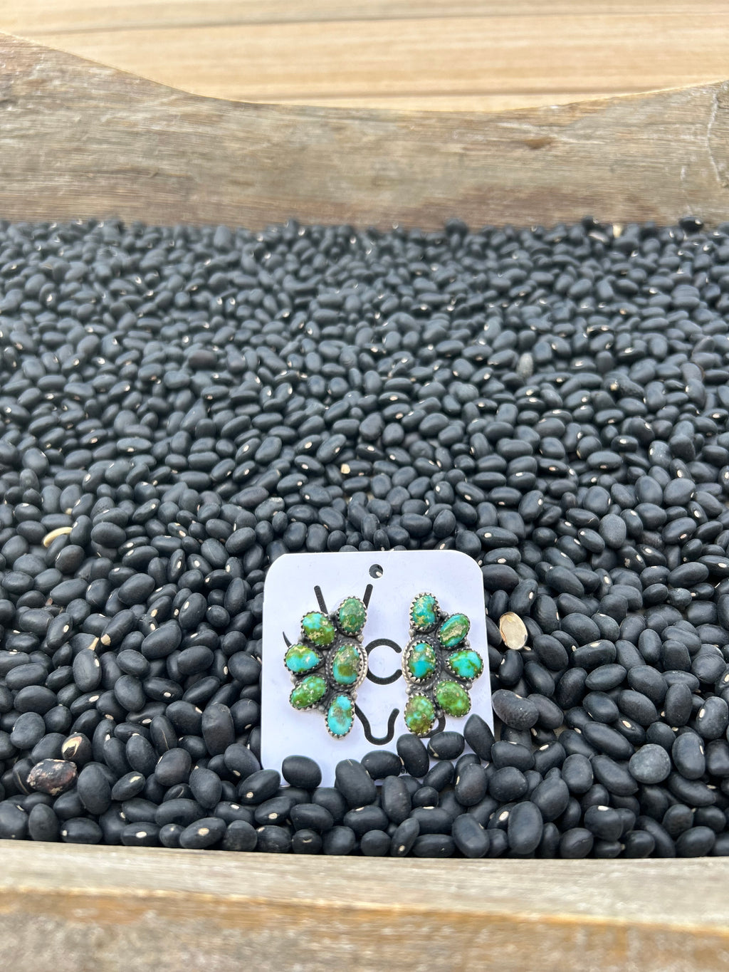 Sonoran half cluster earrings