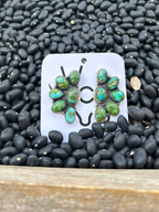 Sonoran half cluster earrings