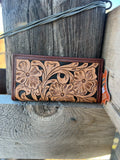 Tooled Floral Wallet