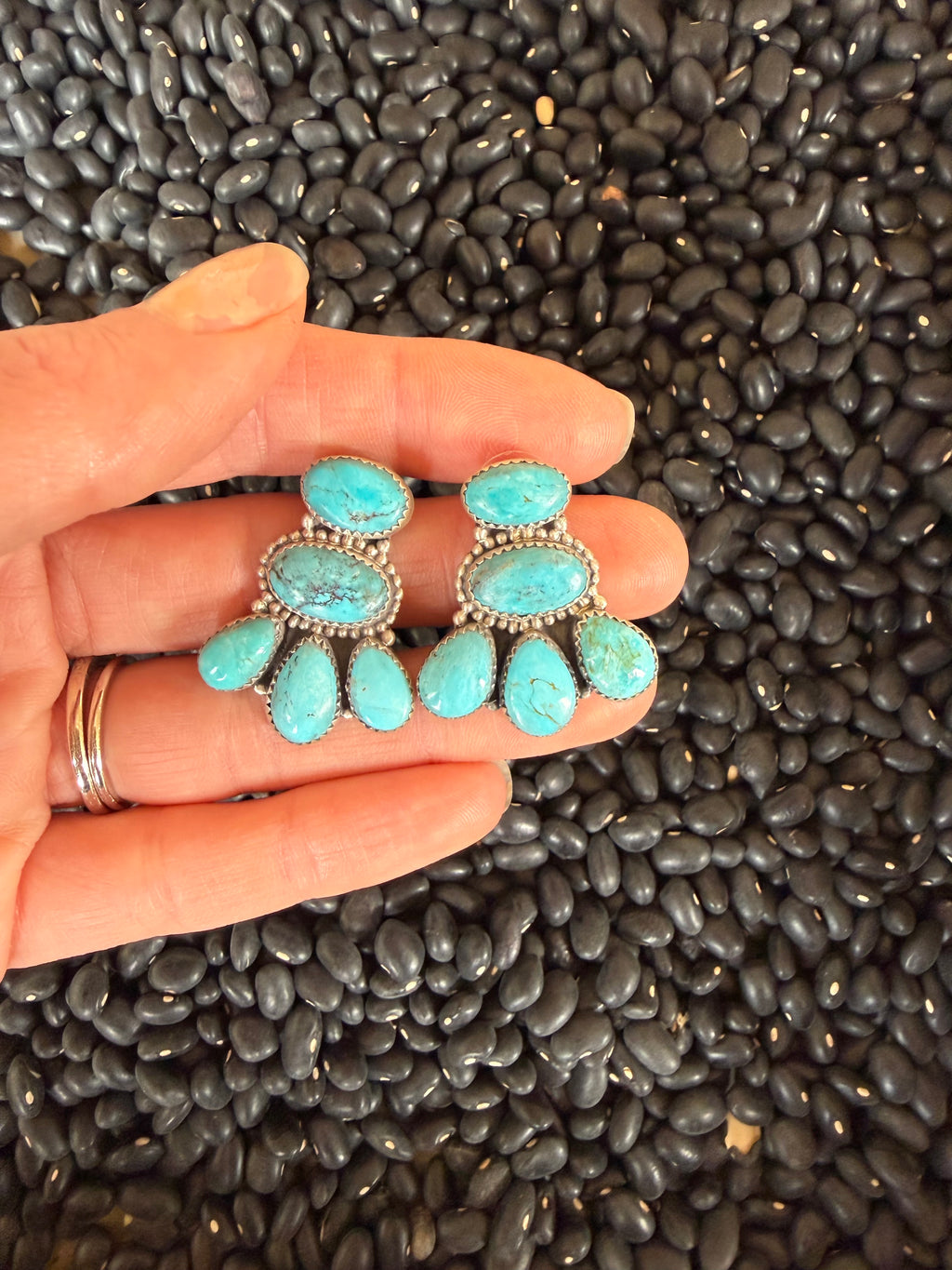 Large Kingman Clusters Earrings