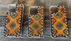 Aztec Leather Phone Case