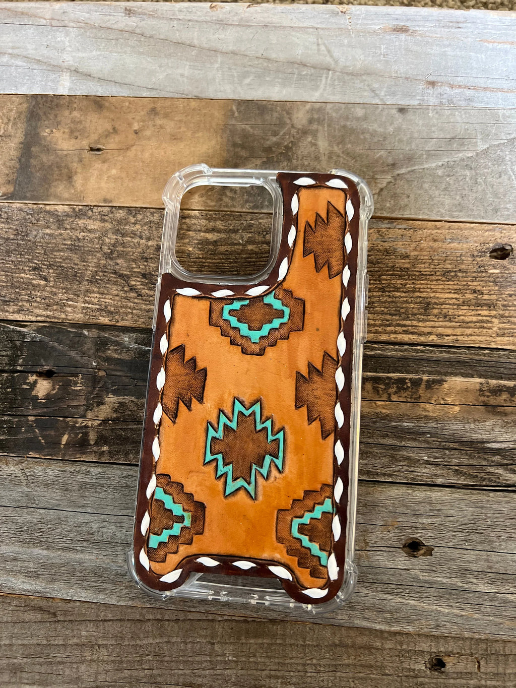 Aztec Leather Phone Case