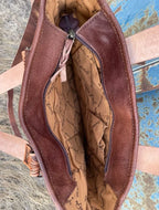 Cowhide Concho Purse