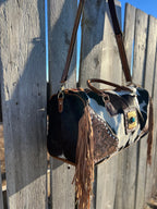Concho Cowhide Duffel Bag