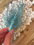 Turquoise Chunk Cuff
