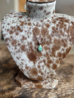 Turquoise Teardrop Necklace