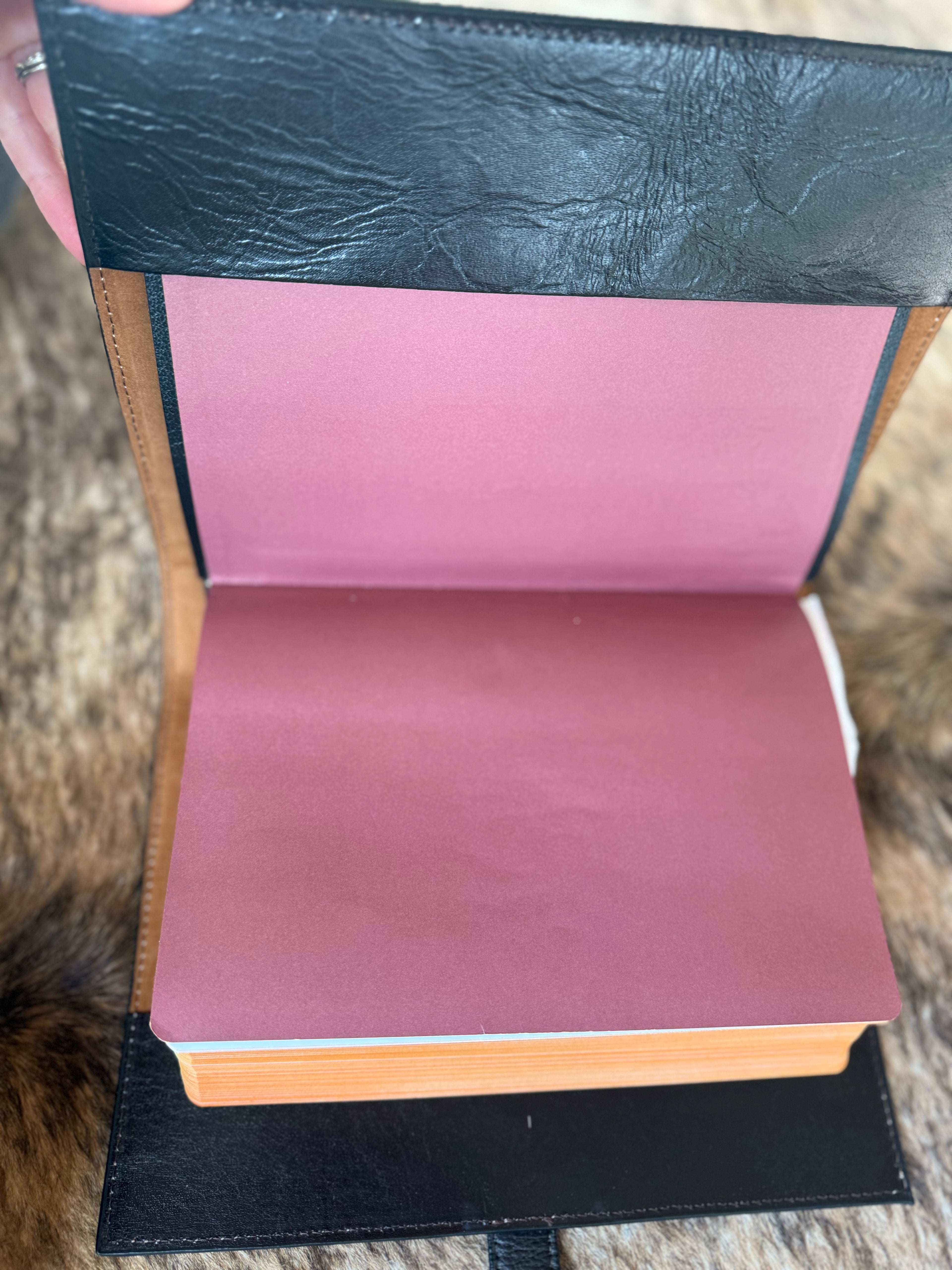 Cross Leather Bible Cover