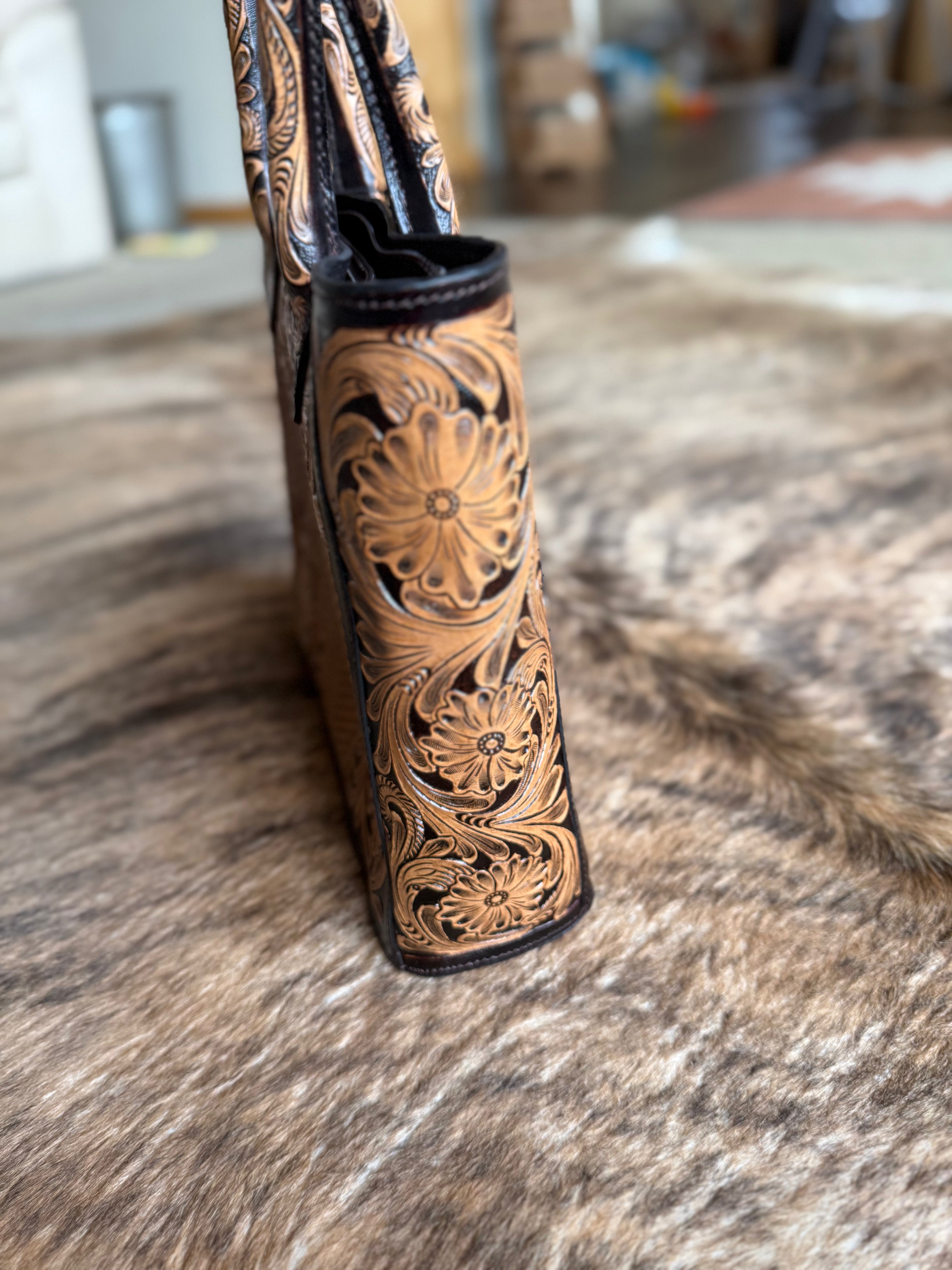 El Paso leather tote