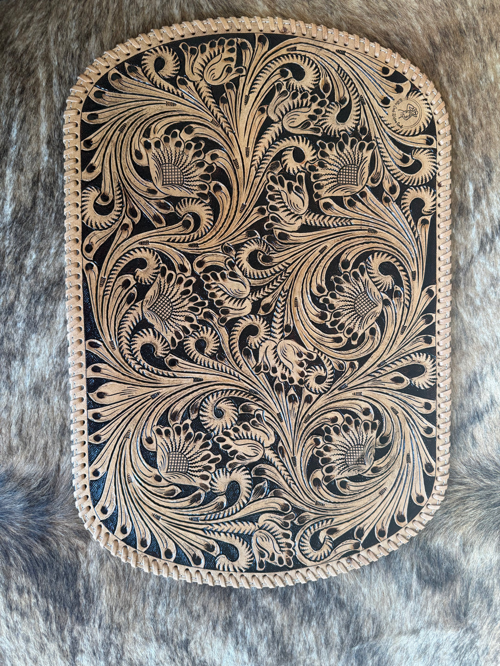 Floral Tooled Placemats