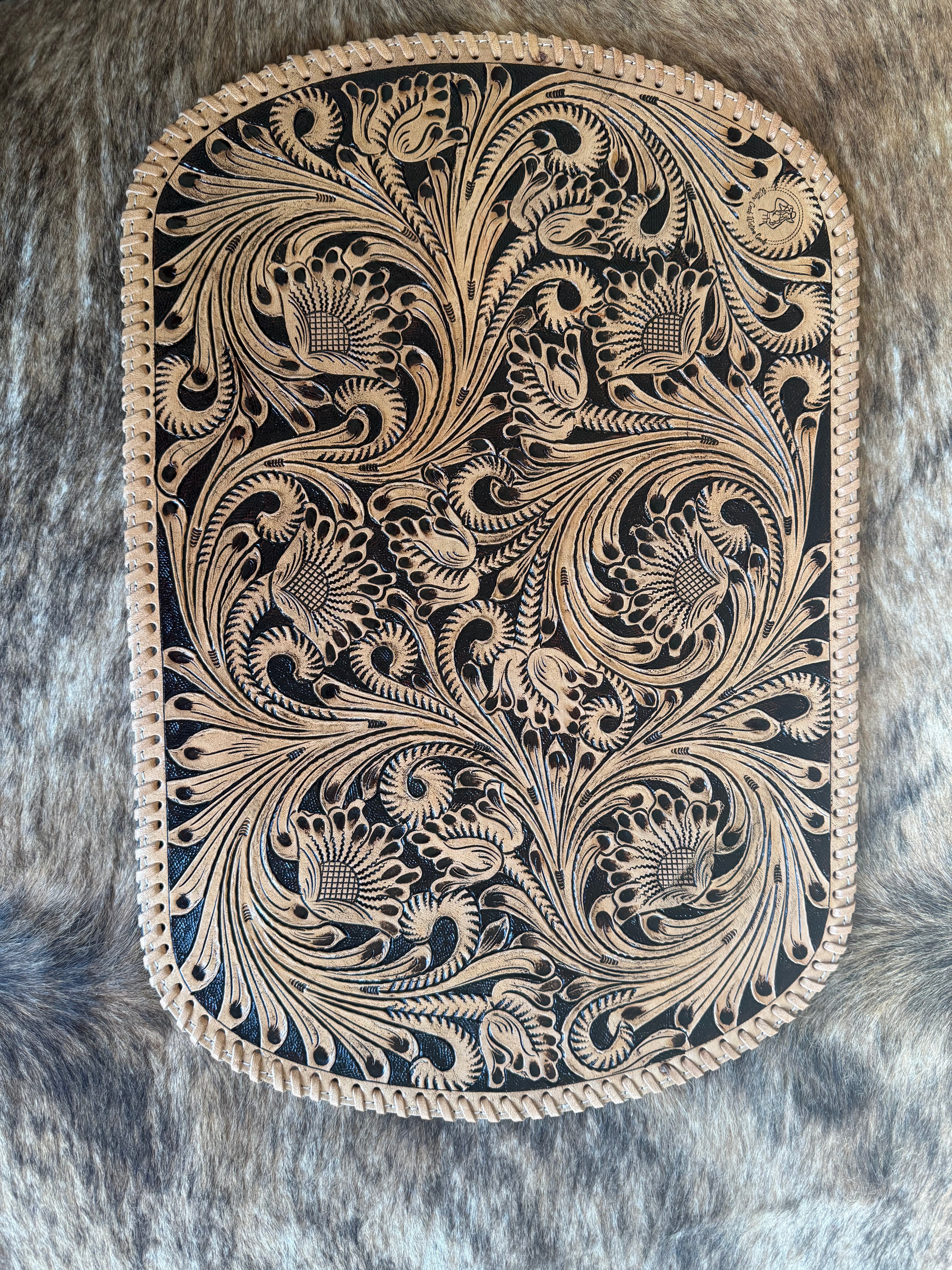 Floral Tooled Placemats