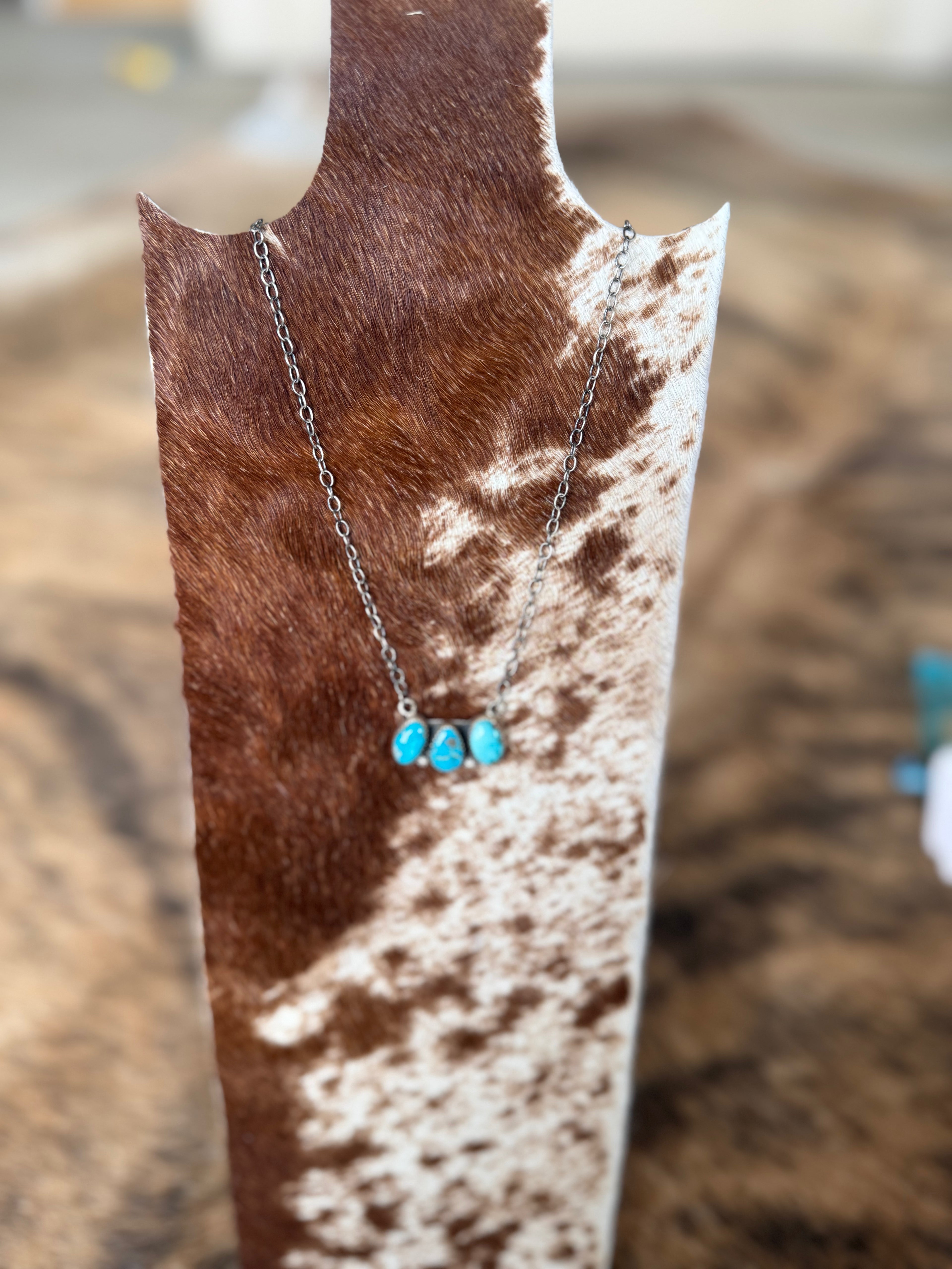 White Water Turquoise Necklace