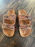 Tooled Leather Sandals