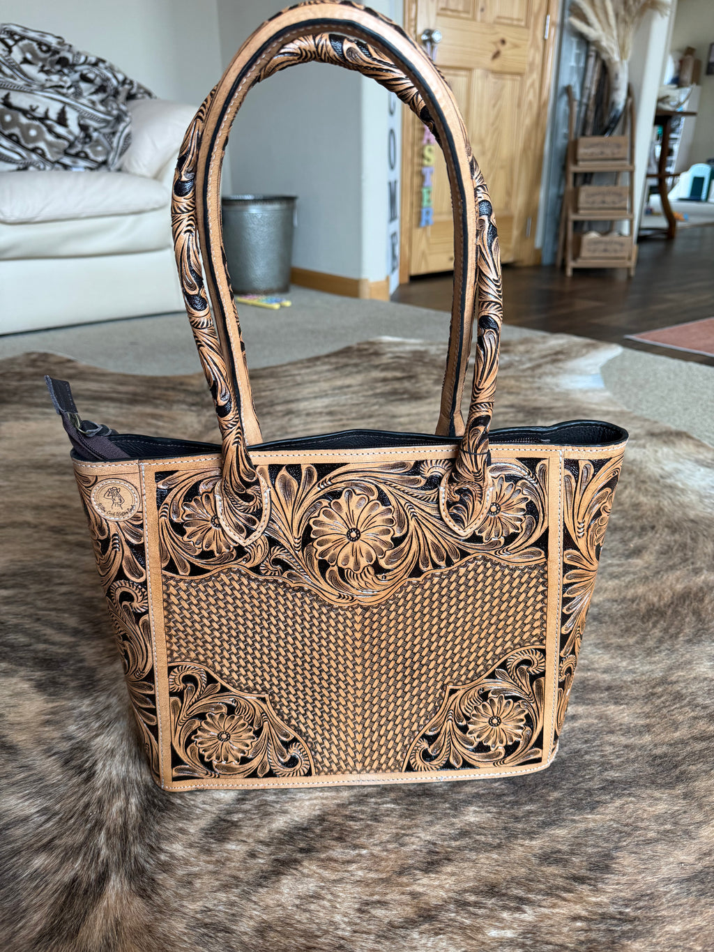 El Paso leather tote