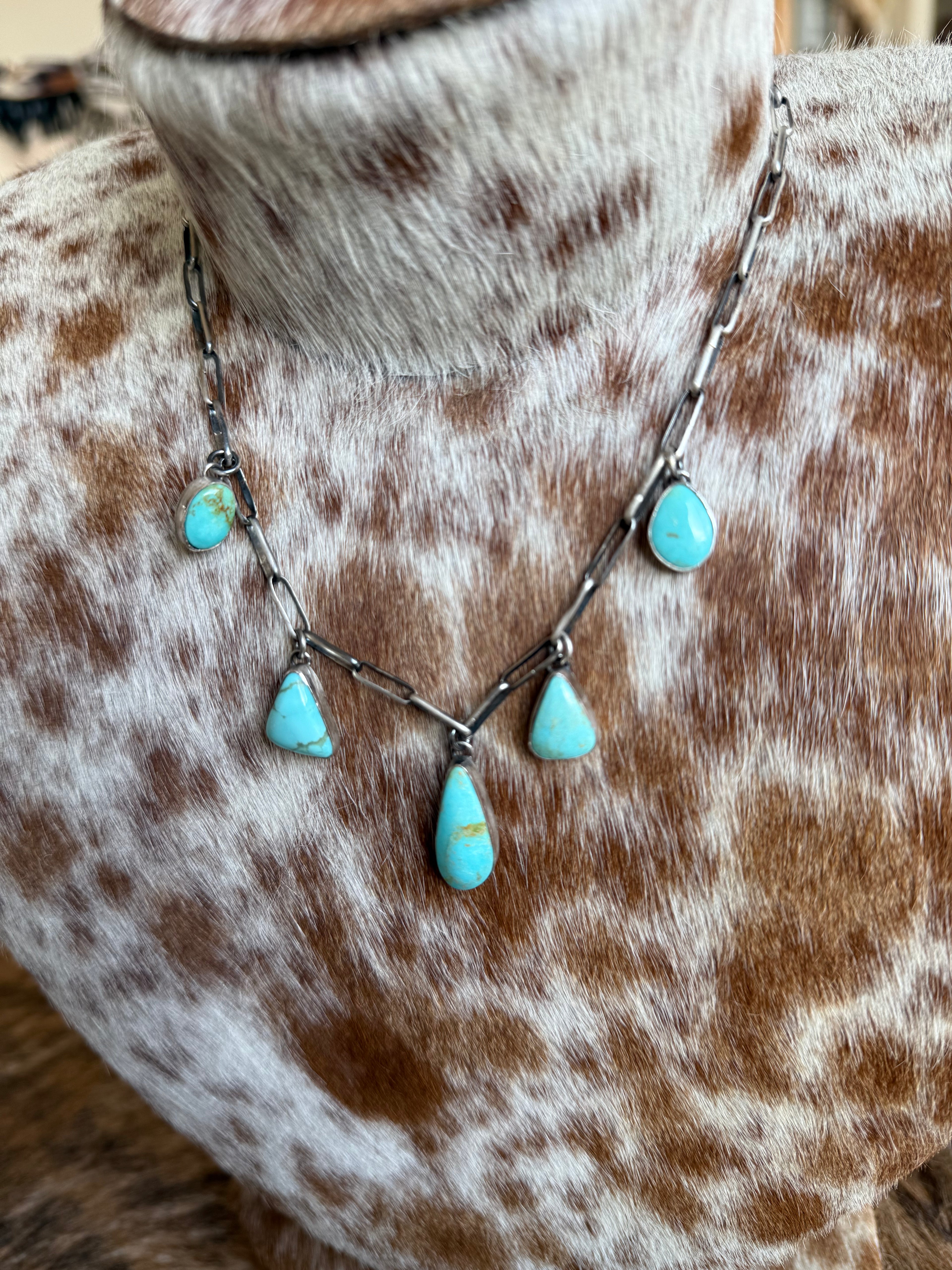 Turquoise Charm Necklace