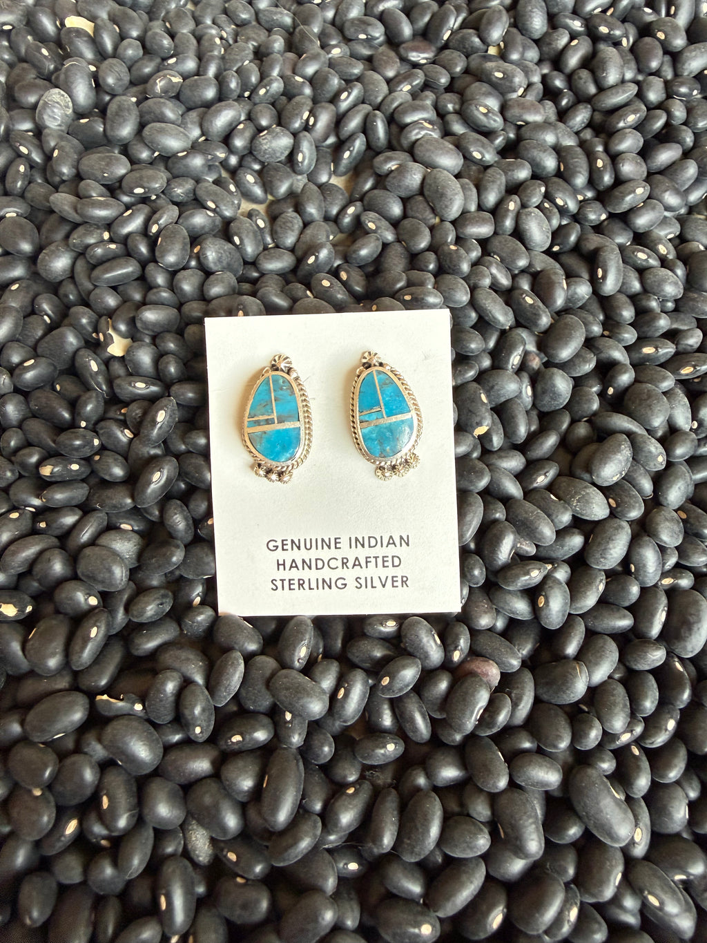 Inlay Turquosie Earrings