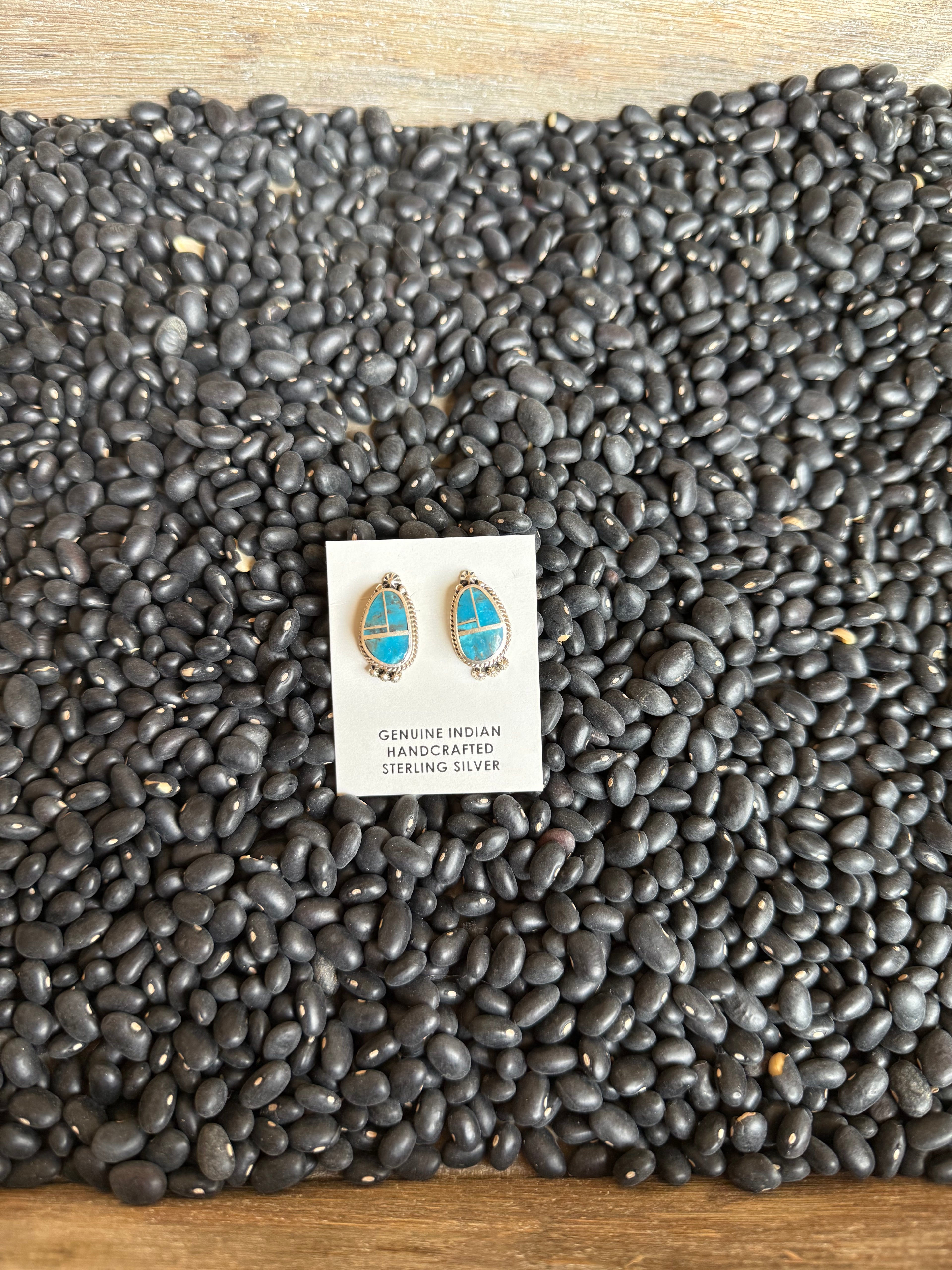 Inlay Turquosie Earrings
