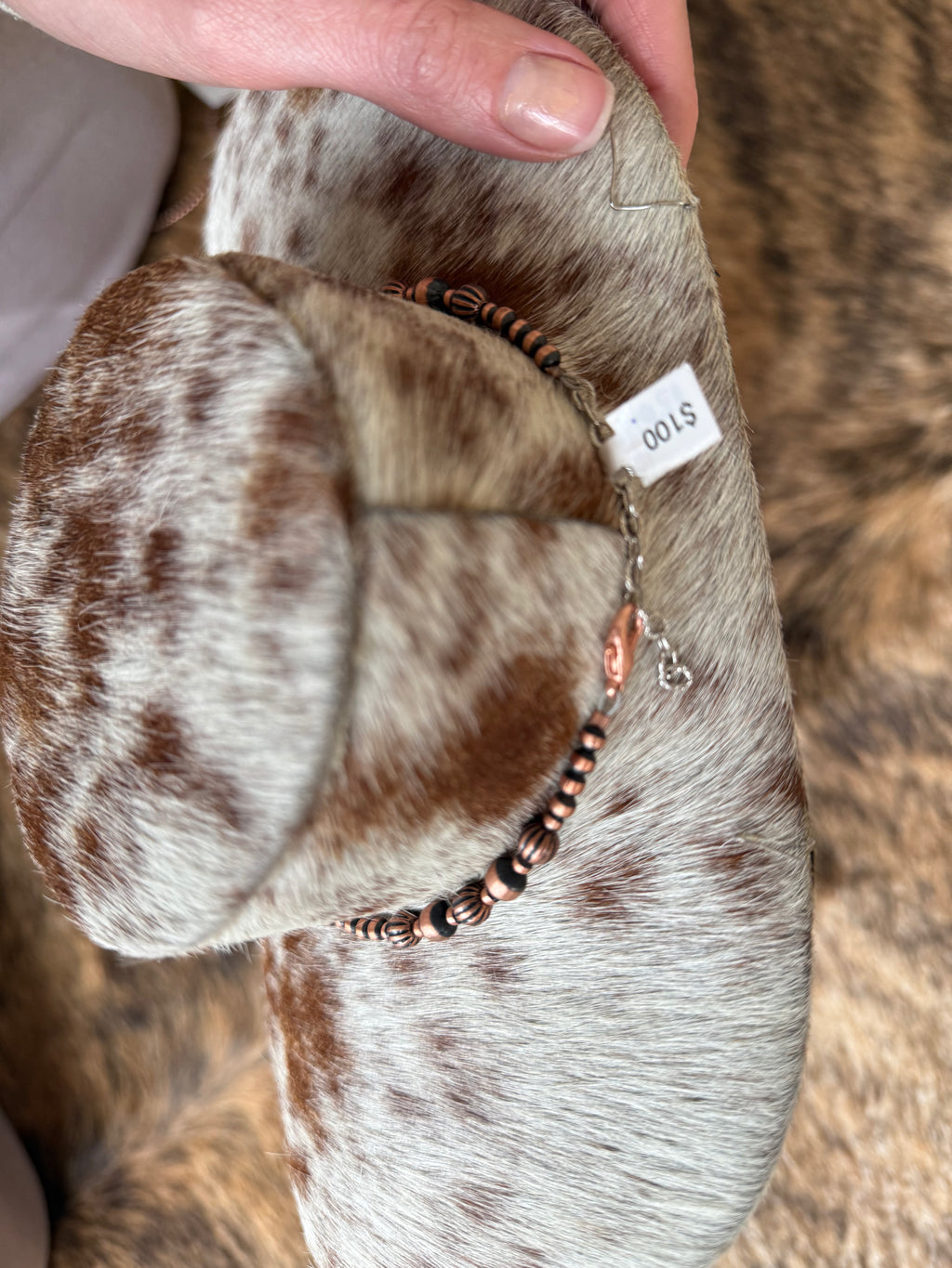 Beaded Copper Necklace
