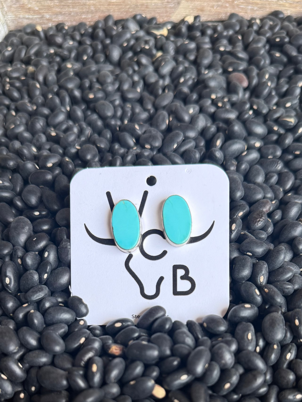 Kingman Oval Studs