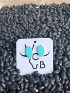 Kingman Oval Studs