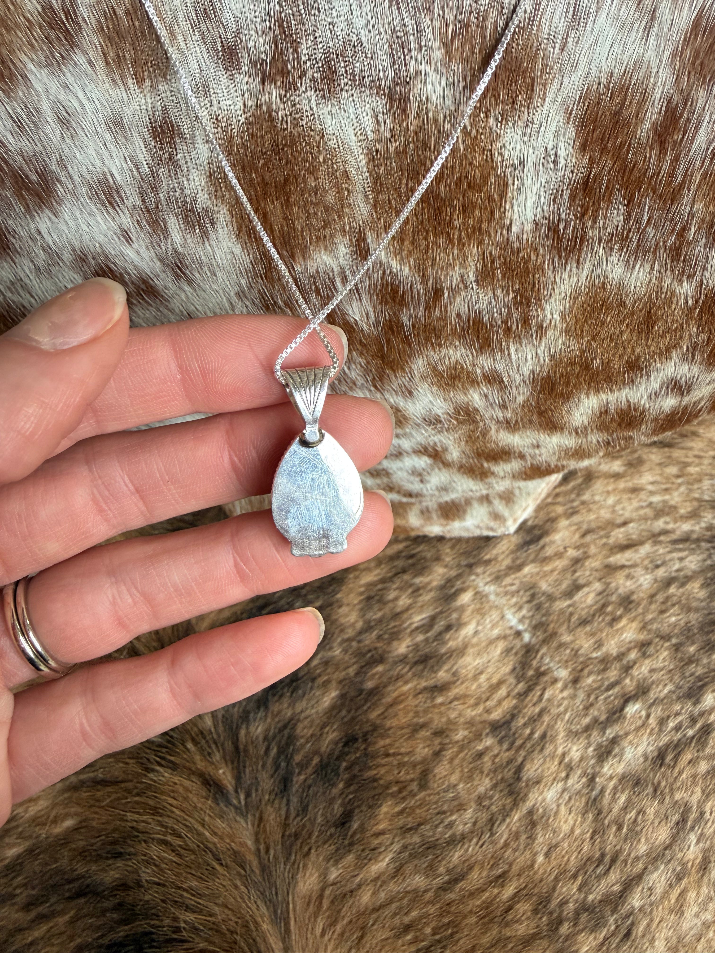 Turquoise Teardrop Necklace