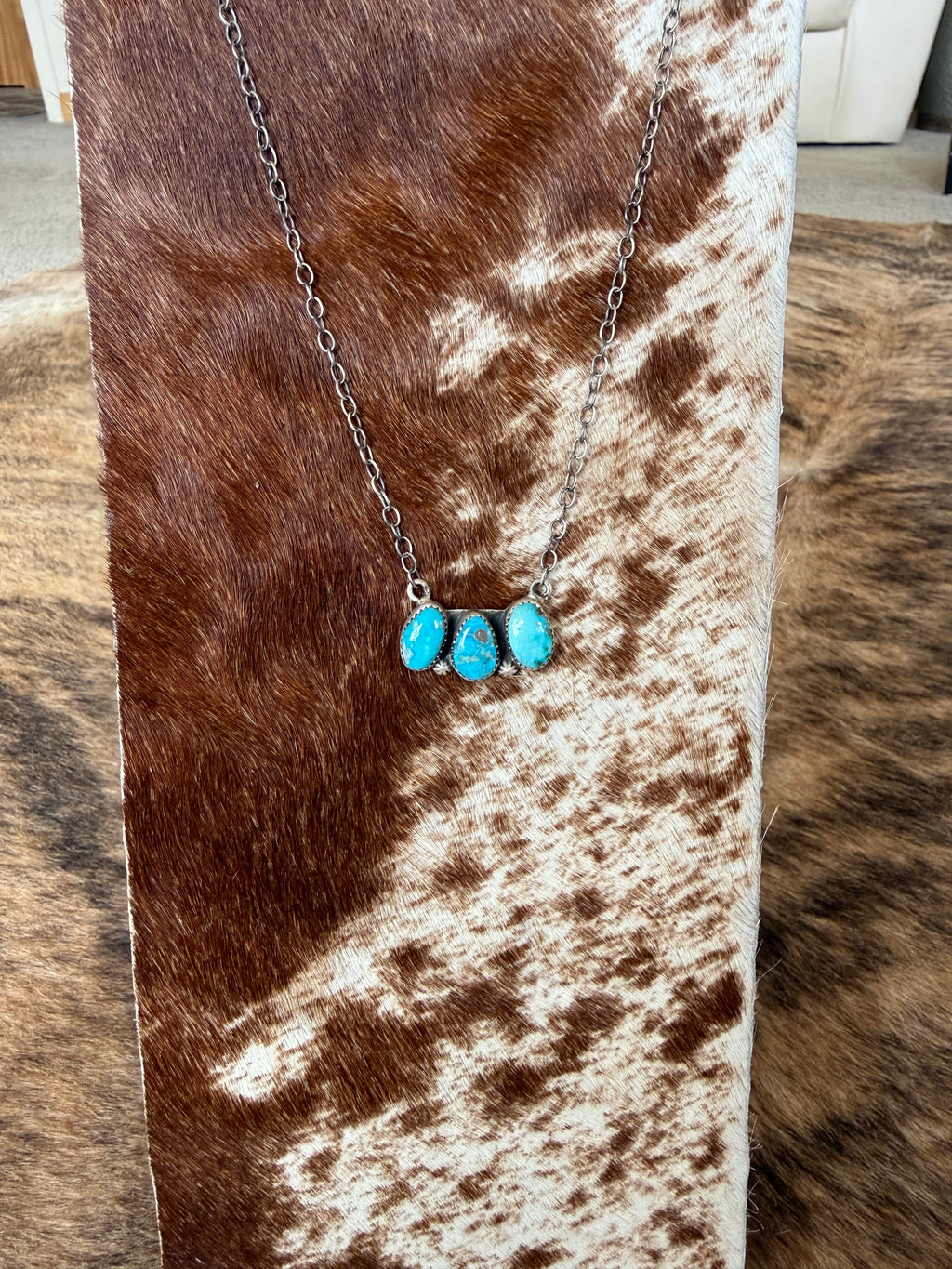 White Water Turquoise Necklace