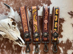 Tooled wristlet keychains