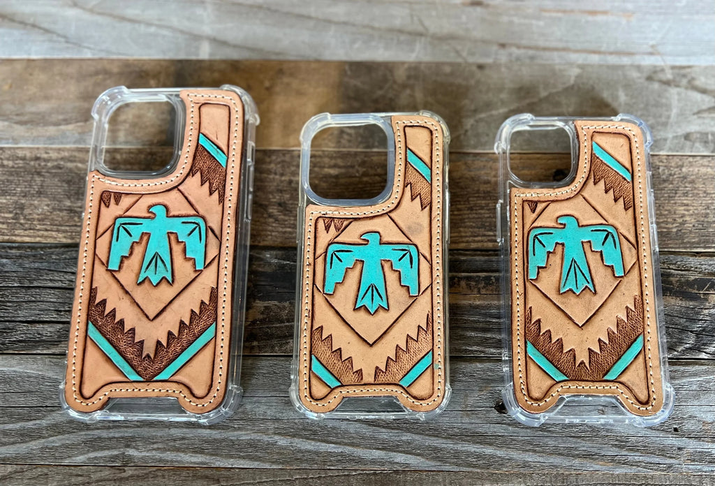 Leather Thunderbird Phone Case