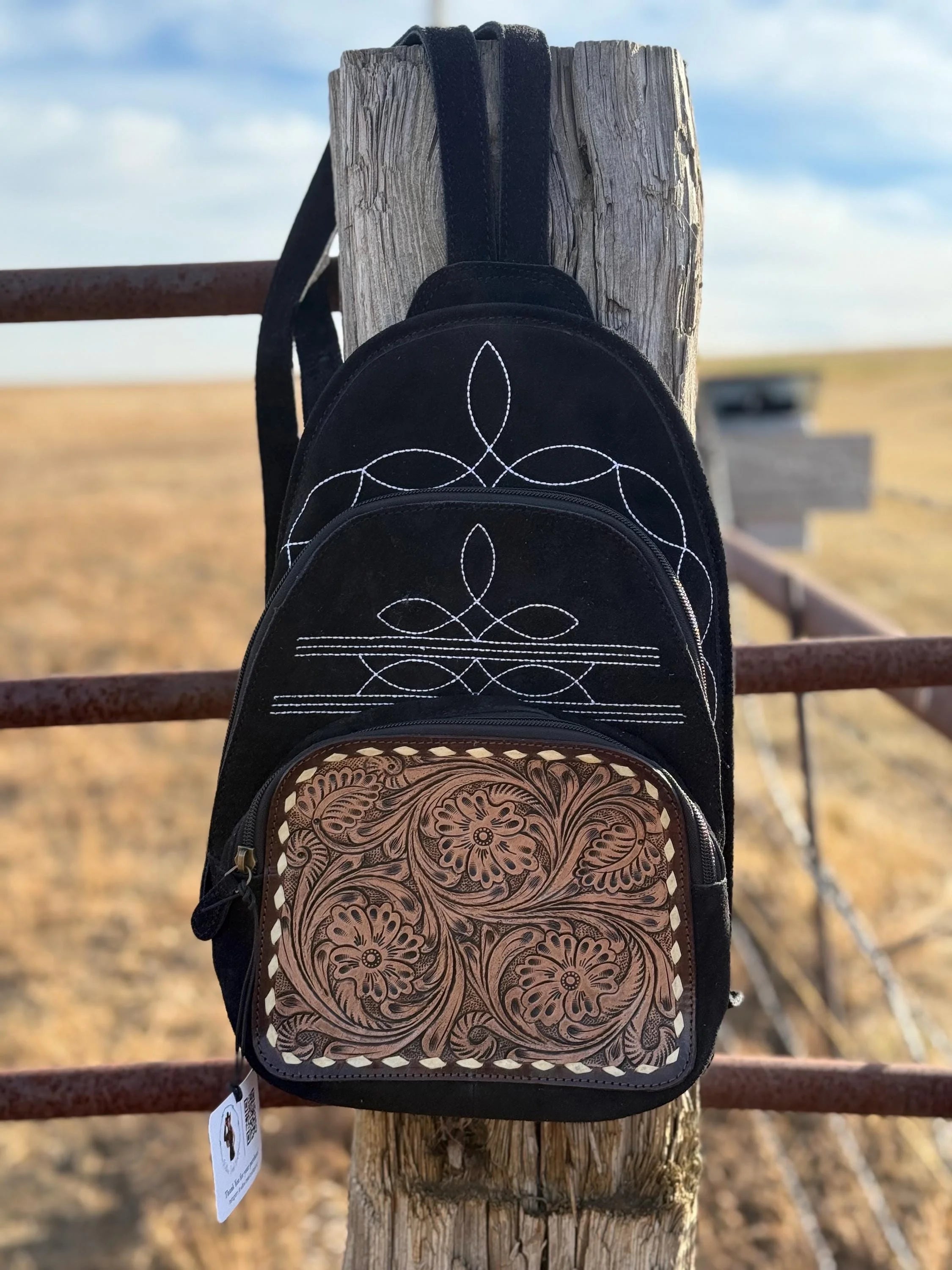 Boot Stitch Sling Bag