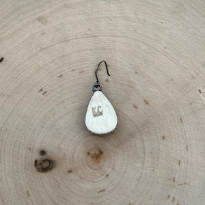 Kingman teardrop dangle earrings