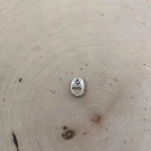 Sonoran oval flower stud earrings