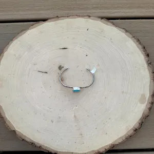 Dainty turquoise cuff