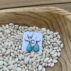 Kingman teardrop dangle earrings