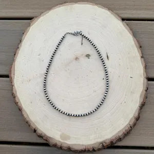 Sterling Silver pearl necklace