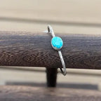 Dainty turquoise cuff
