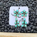 Kingman cluster dangle earrings