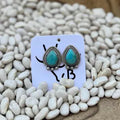 Kingman teardrop stud earrings