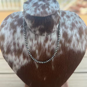 Sterling Silver pearl necklace