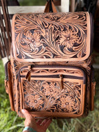 All tooled backpack